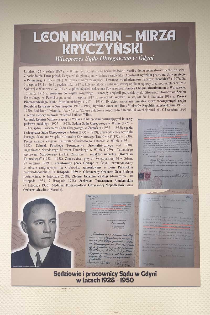 tablica o Leonie Najman-Mirza Kryczyńskim