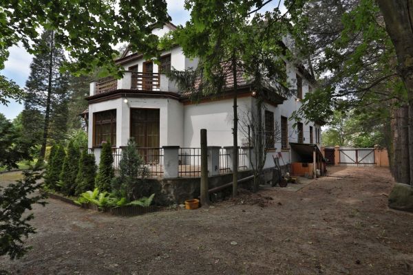 garden facade of the Pank family villa